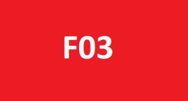 Feilkode F03 i Bosch vaskemaskin