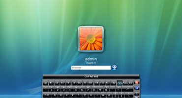 Afișăm tastatura virtuală pe ecranul laptopului